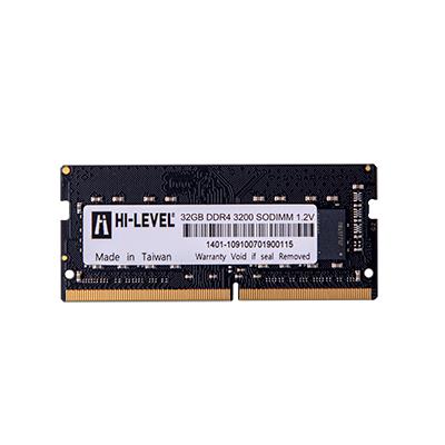 32GB DDR4 3200Mhz SODIMM 1.2V HLV-SOPC25600D4/32G HI-LEVEL