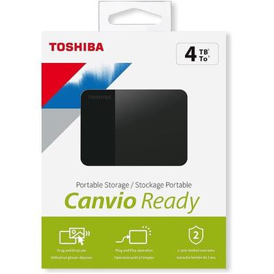 4TB CANVIO READY 2.5\" USB3.2 TOSHIBA HDTP340EK3CA