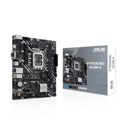 ASUS PRIME H610M-D DDR5 5600MHz M.2 HDMI mATX 1700p