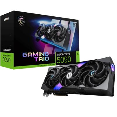 MSI GEFORCE RTX 5090 32G GAMING TRIO OC GDRR7 256 B DX12 PCIE 5.0 X16 (3XDP 1XHDMI)