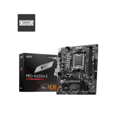 MSI PRO A620M-B AM5 DDR5 6800(OC) HDMI VGA M.2 USB3.2 JARGB V2 mATX