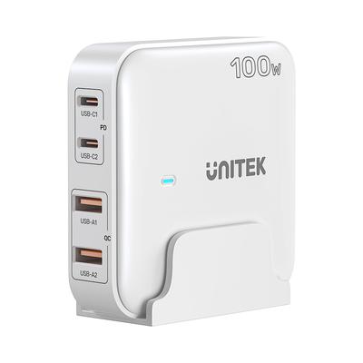 Unitek 100W Masaüstü GAN Şarjİstasyon Beyaz (P1229AWH)