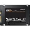 2TB SAMSUNG 870 EVO 560/530MB/s MZ-77E2T0BW SSD (Resmi Distribütör Garantili)