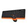 A4 TECH FG1010 Q 2.4 GHZ USB TURUNCU KLAVYE+MOUSE KABLOSUZ SET