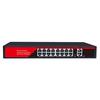 EZCOOL EZ-16PSF 16 PORT 16xFE+2xGE GİGABİT POE SWİTCH 240W