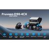 PRUVEEO D90-4CH FHD WI-FI GPS + 128GB SD KART KAME