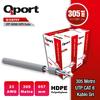 QPORT Q-CAT6Y 305 METRE 23AWG GRI CAT6 UTP PE KABLO