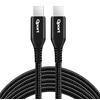 QPORT Q-TYPE-C3 3M TYPE-C 100W SUPER HIZLI PD SARJ VE DATA KABLOSU